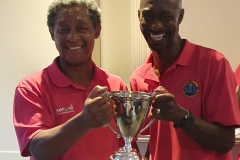 Winner - Carlton Tomlinson (left)