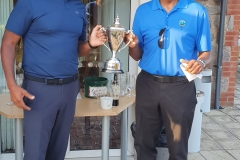 Winner of the TNCM Trophy 2020 - Dale Bromfield (left)