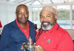 Winner of the TNCM Trophy - Trevor Lammy (left)