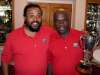 Winner of the Caricom Cup 2017 - Ian Higgins (right)