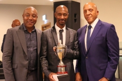 Order of Merit Winner Eddie Wedderburn (centre)